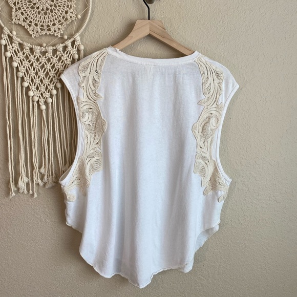 HOST PIC! FREE PEOPLE Bonsai Tee in White Small - Picture 6 of 6